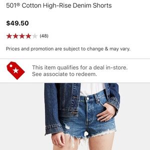Levi’s 501 shorts